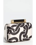 Diane von Furstenberg Tonda Satin Clutch - Lyst