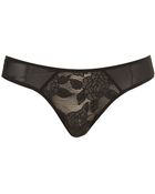 Topshop Contrast Lace Mini - Lyst