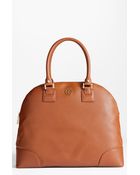 Tory Burch Robinson Dome Satchel - Lyst