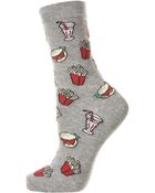 Topshop Junk Food Ankle Socks - Lyst