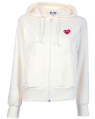 Comme Des Garçons Hooded Sweater - Lyst