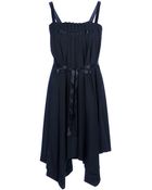 Issey Miyake Cauliflower Asymmetric Hem Dress - Lyst