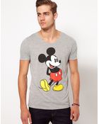 Asos T-Shirt with Mickey Mouse Print - Lyst