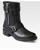 Pour La Victoire Montero Leather Buckle Motorcycle Boots - Lyst