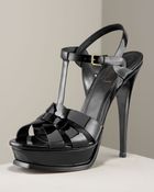 Saint Laurent Tribute Platform Sandal - Lyst