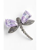Judith Jack Bejeweled Brooches Dragonfly Pin - Lyst