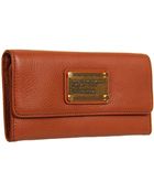 Marc By Marc Jacobs Classic Q Long Trifold - Lyst