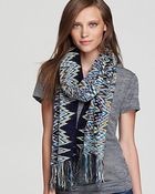 Missoni Chenille Zig Zag Scarf - Lyst