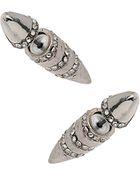 Topshop Stubby Spike Ear Tunnels - Lyst