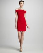 Halston Heritage Off-The-Shoulder Ponte Dress - Lyst
