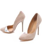 L.A.M.B. Harlie Ii Suede Pumps - Lyst