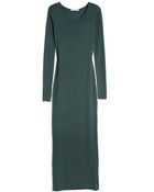T By Alexander Wang Long Sleeve Jersey Maxi Dress - Lyst