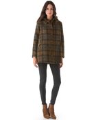 Tocca Gilbert Hooded Mohair Coat - Lyst