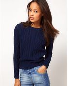 Asos Cable Jumper - Lyst