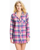 Make + Model In The Woods Flannel Nightshirt - Lyst