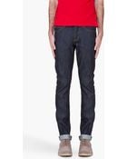 United Slight Dark Blue Selvage Denim Jeans - Lyst