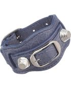 Balenciaga Arena Giant Nickel Bracelet - Lyst