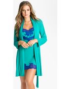 Natori Aphrodite Short Robe - Lyst