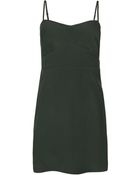 AllSaints Emerald Slip - Lyst