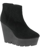 Cheap Monday Monolit Pony Wedge Ankle Boots - Lyst