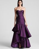 Ml Monique Lhuillier Strapless Gown - Lyst
