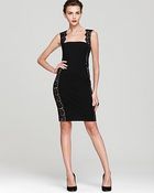 Aidan Mattox Dress Lace Side Panels - Lyst