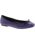 Asos Asos Lantern Ballet Flats with Square Toe - Lyst