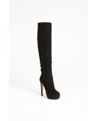 prada over the knee platform boots