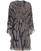 Elie Saab Printed Kaftan Dress - Lyst