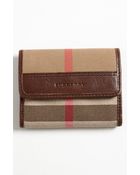 Burberry Check Card Case - Lyst