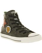 Converse Leather Hi Black Motorcycle Jacket Gorillaz - Lyst