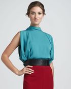 Diane von Furstenberg Karella Scarf Neck Top - Lyst
