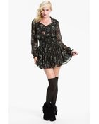 Free People Wildflower Print Gauze Dress - Lyst