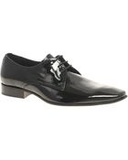 Kg Kurt Geiger Anton Patent Laceup Shoes - Lyst