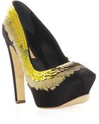 Rupert Sanderson Prelude Sequinned Satin Pumps - Lyst