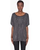 Balmain Oversize Black Studded Tshirt - Lyst