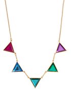 Asos Jewelled Bunting Necklace - Lyst
