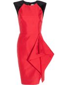 Jason Wu Open Back Cascade Dress - Lyst