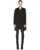 Joseph Lisa Cashmere Double Face Coat in Black - Lyst