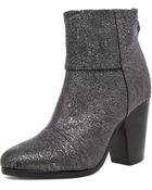 Rag & Bone Classic Newbury Boot in Gunmetal Crinkle - Lyst