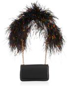 Christian Louboutin Artemis Featherembellished Shoulder Bag - Lyst