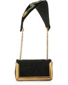 Christian Louboutin Artemis Medusa Suede Shoulder Bag - Lyst