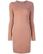 T By Alexander Wang Drape Back Dress - Lyst