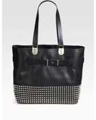 Christian Louboutin Sybil Paris Studded Tote - Lyst