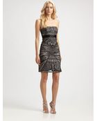 Sue Wong Sequin Velvet Dress - Lyst