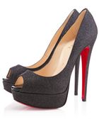 Christian Louboutin Lady Peep - Lyst