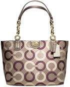 Coach Madison Op Art Multi Sateen Tote - Lyst