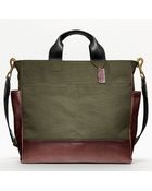 Coach Bleecker Legacy Canvas Utility Tote - Lyst