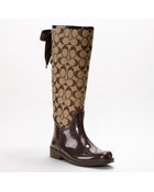 Coach Tristee Rainboot - Lyst
