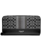 Coach Legacy Signature Stripe Accordion Wallet - Lyst